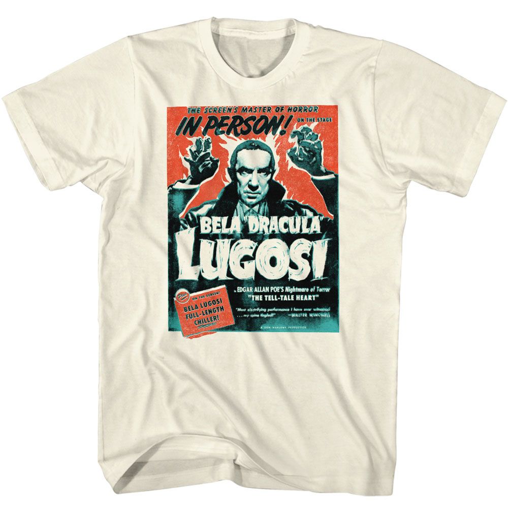 Bela Lugosi - In Person Poster Boyfriend Tee Hoodie, Sweatshirt | ZylaModa.com