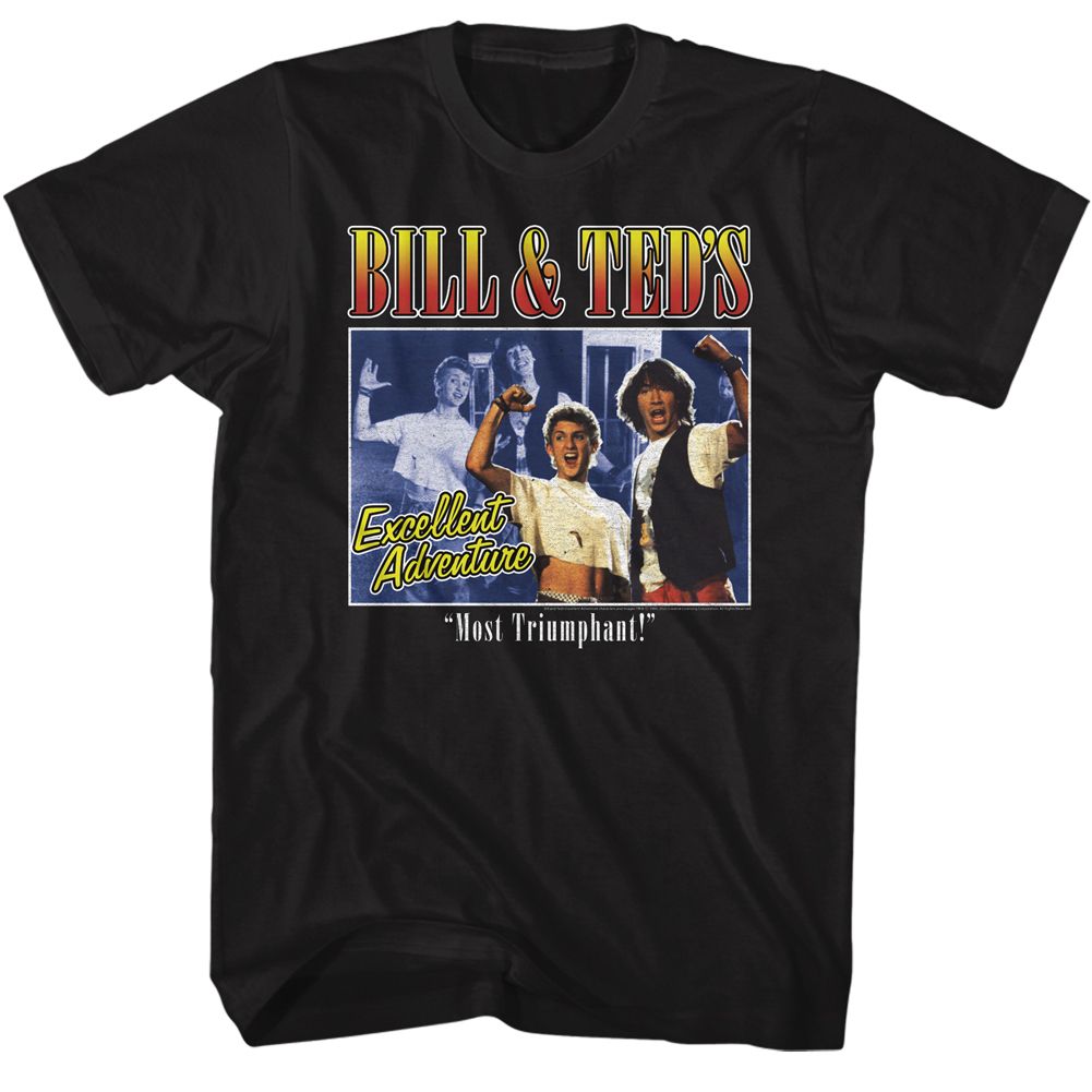 Bill And Ted - Two Image Box Boyfriend Tee Hoodie, Sweatshirt | ZylaModa.com