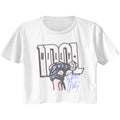 Billy Idol Idol Fist Womens Crop Tee Hoodie, Sweatshirt | ZylaModa.com
