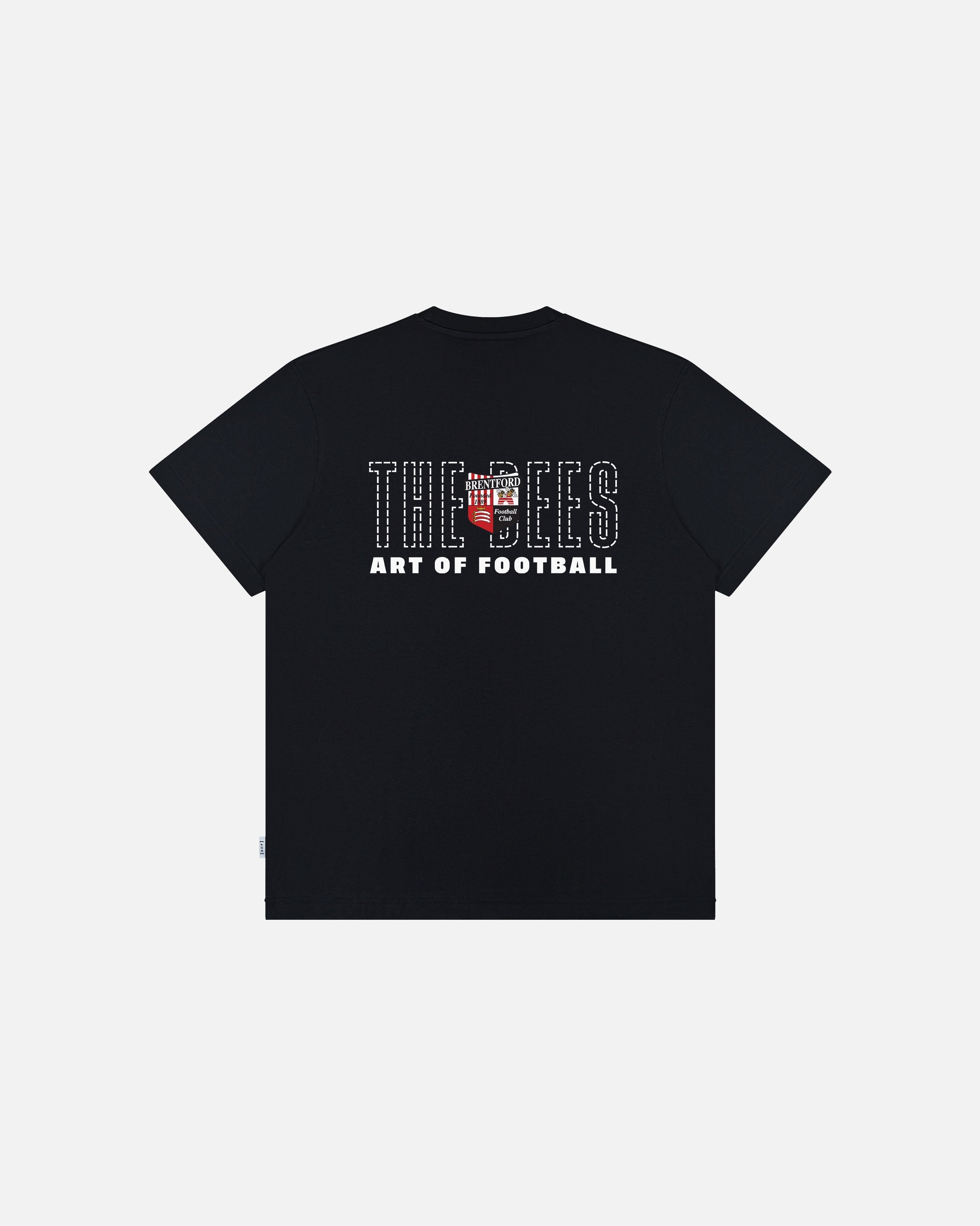 Brentford 90s Black Tee Hoodie, Sweatshirt | ZylaModa.com (Image 1)