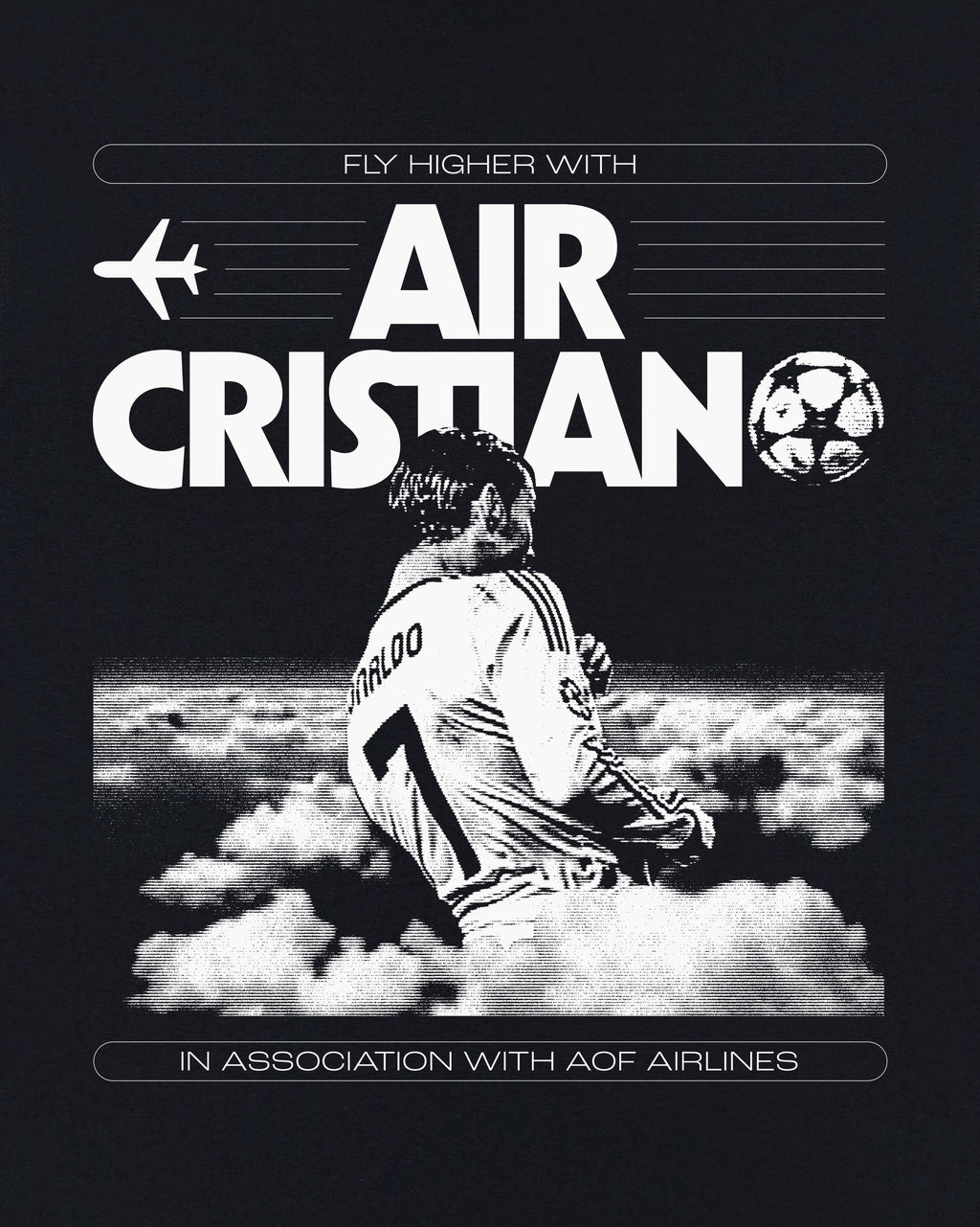 AIR Cristiano Tee Hoodie, Sweatshirt | ZylaModa.com (Image 2)