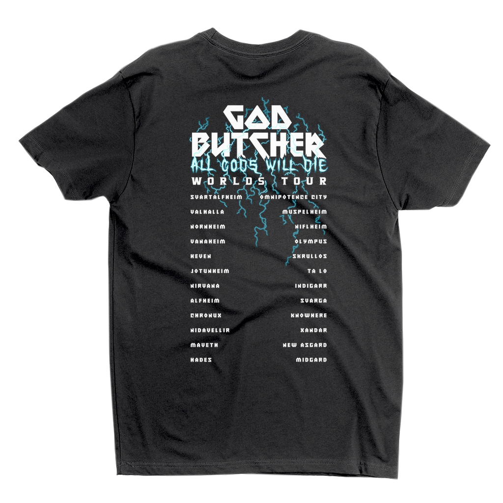 God Butcher Worlds Tour T-Shirt Hoodie, Sweatshirt | ZylaModa.com (Image 2)