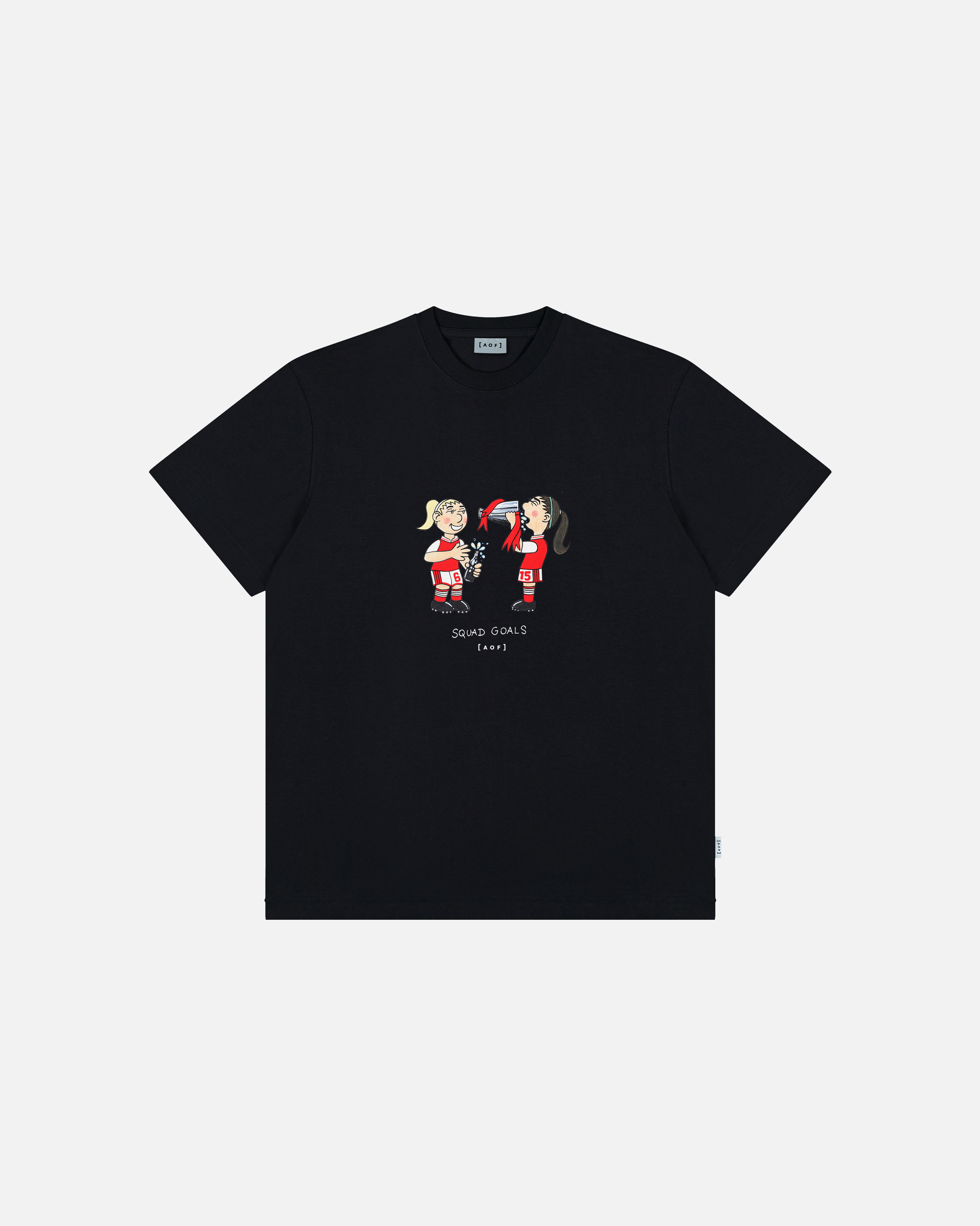 AFC Women's Squad Goals Black Tee Hoodie, Sweatshirt | ZylaModa.com