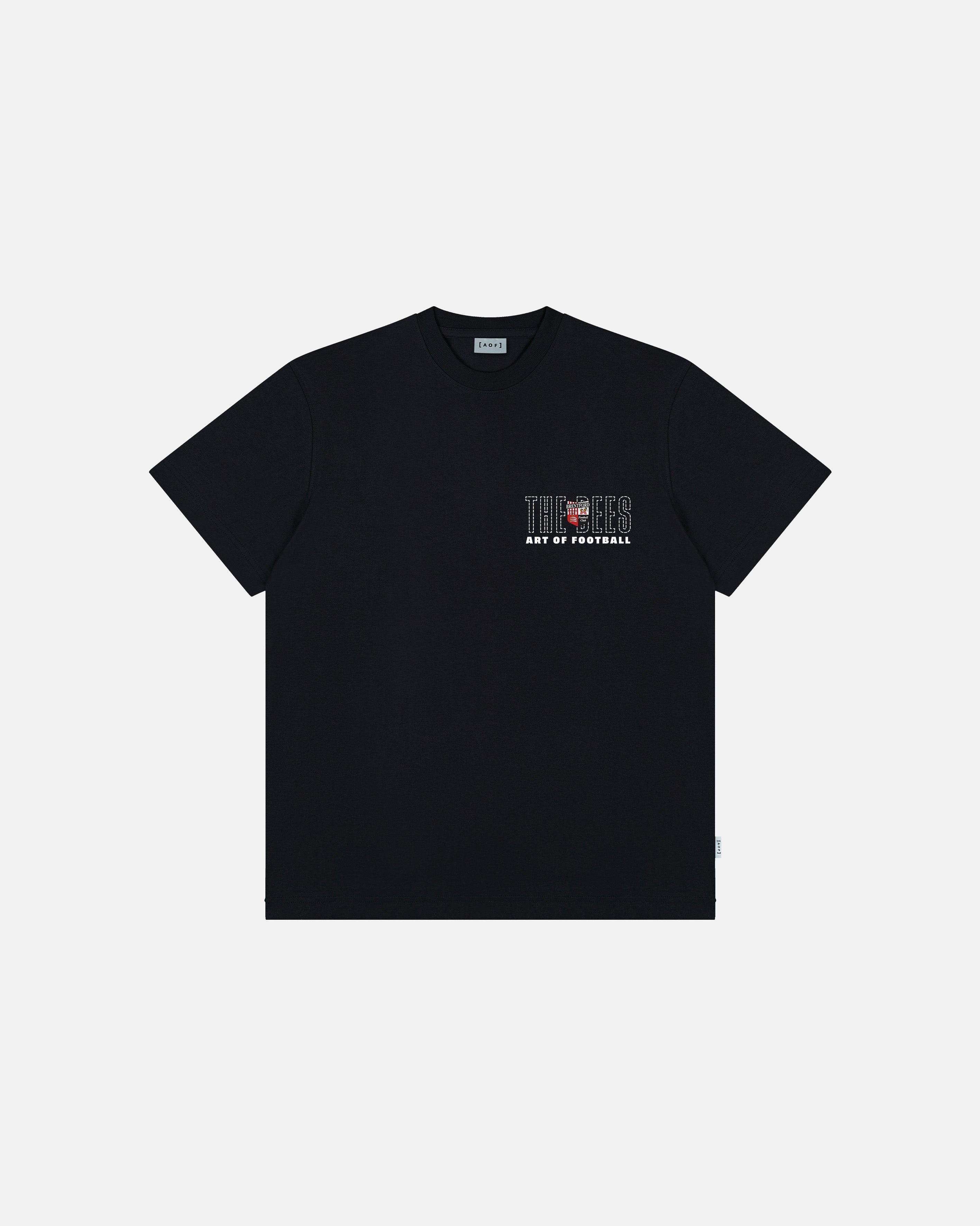 Brentford 90s Black Tee Hoodie, Sweatshirt | ZylaModa.com (Image 3)