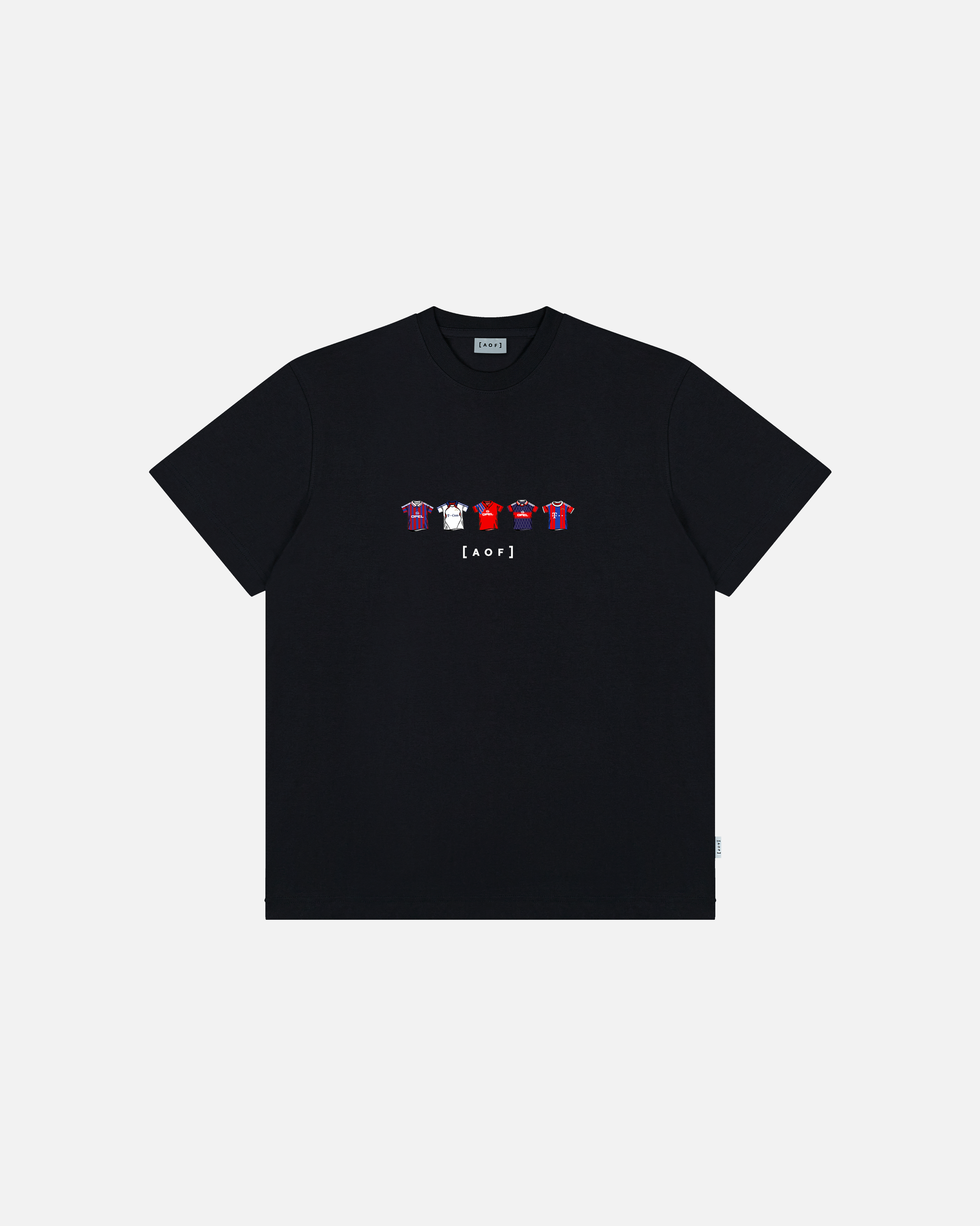 Bayern Printed Classics Black Tee Hoodie, Sweatshirt | ZylaModa.com