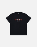 AC Printed Classics Black Tee Hoodie, Sweatshirt | ZylaModa.com (Image 1)