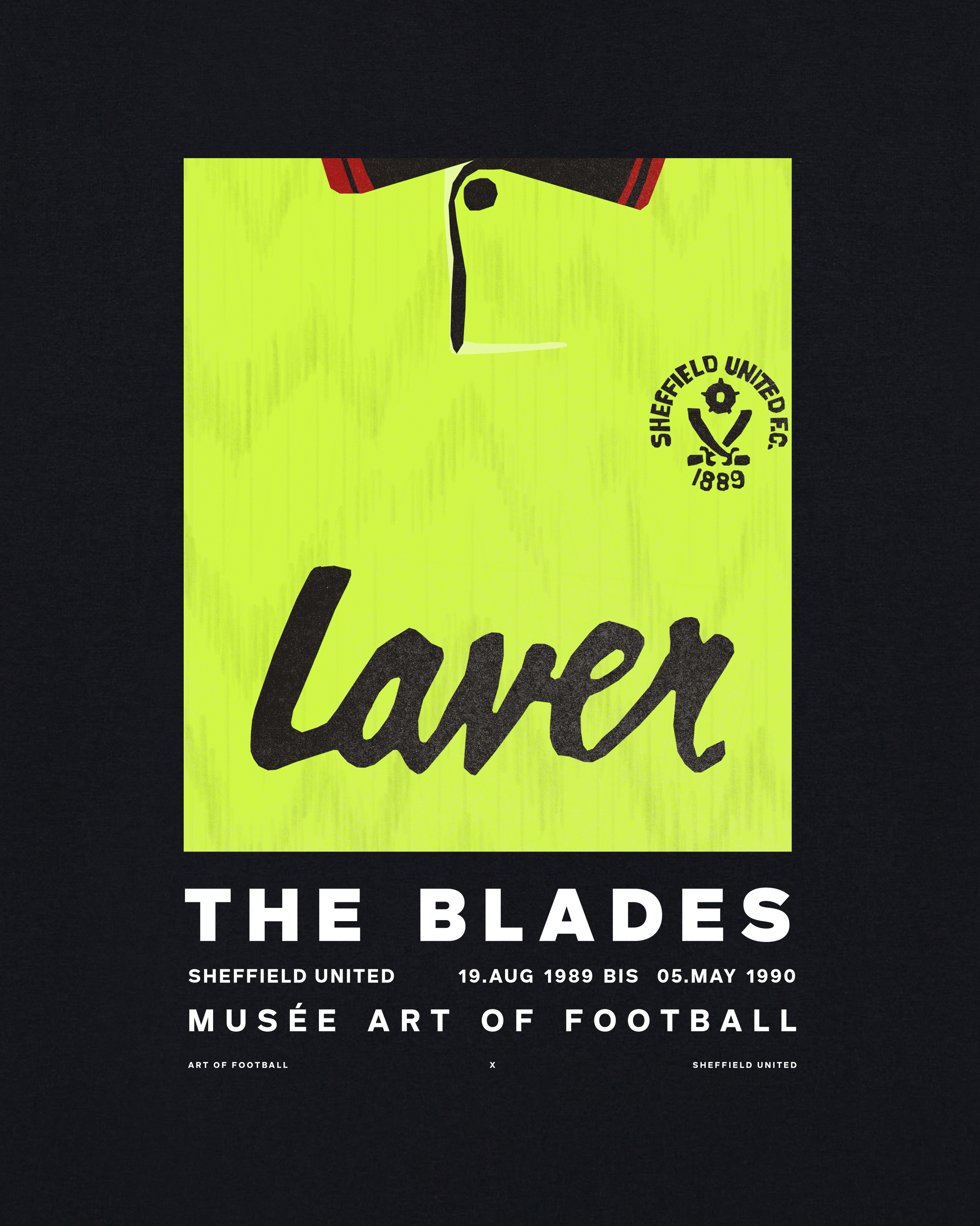 Blades 89/90 Away Printed Tee Hoodie, Sweatshirt | ZylaModa.com (Image 2)