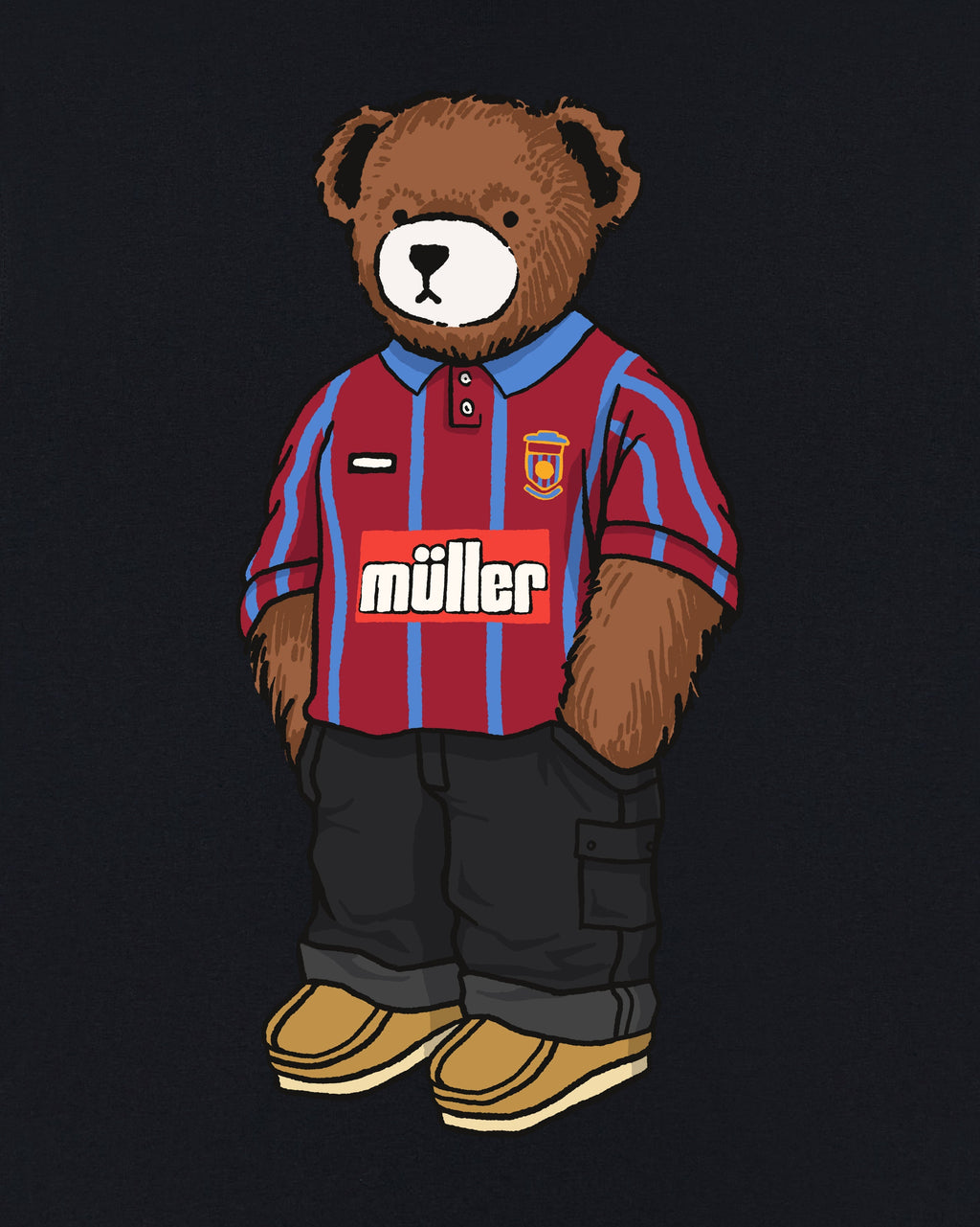 AVFC Home Pickles Black Tee Hoodie, Sweatshirt | ZylaModa.com (Image 2)