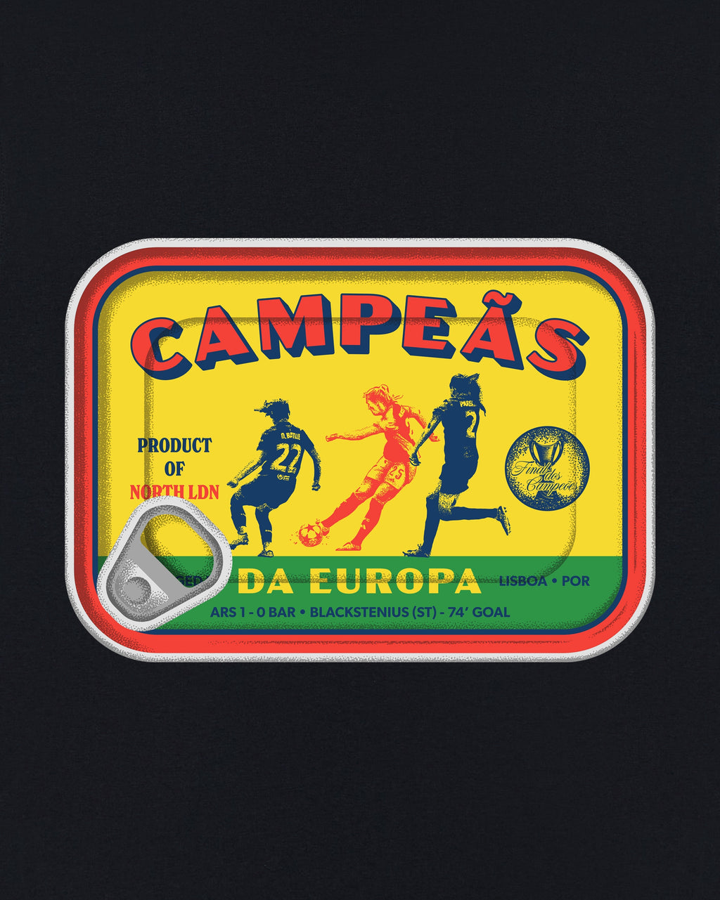 AFC Women's CampeaÃŒÆ’s Da Europa Tee Hoodie, Sweatshirt | ZylaModa.com (Image 2)