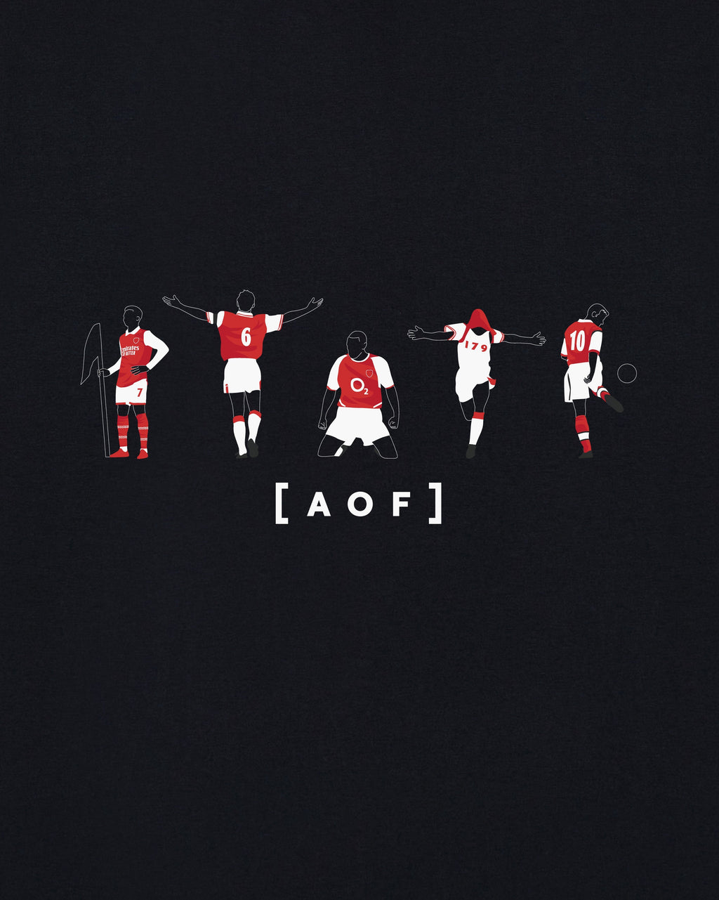 AFC Printed Icons Tee Hoodie, Sweatshirt | ZylaModa.com (Image 2)
