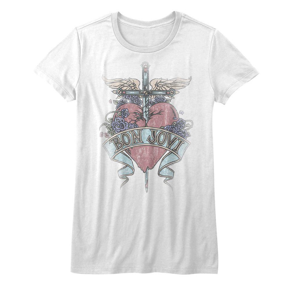 Bon Jovi - Pierced Womens T-Shirt Hoodie, Sweatshirt | ZylaModa.com
