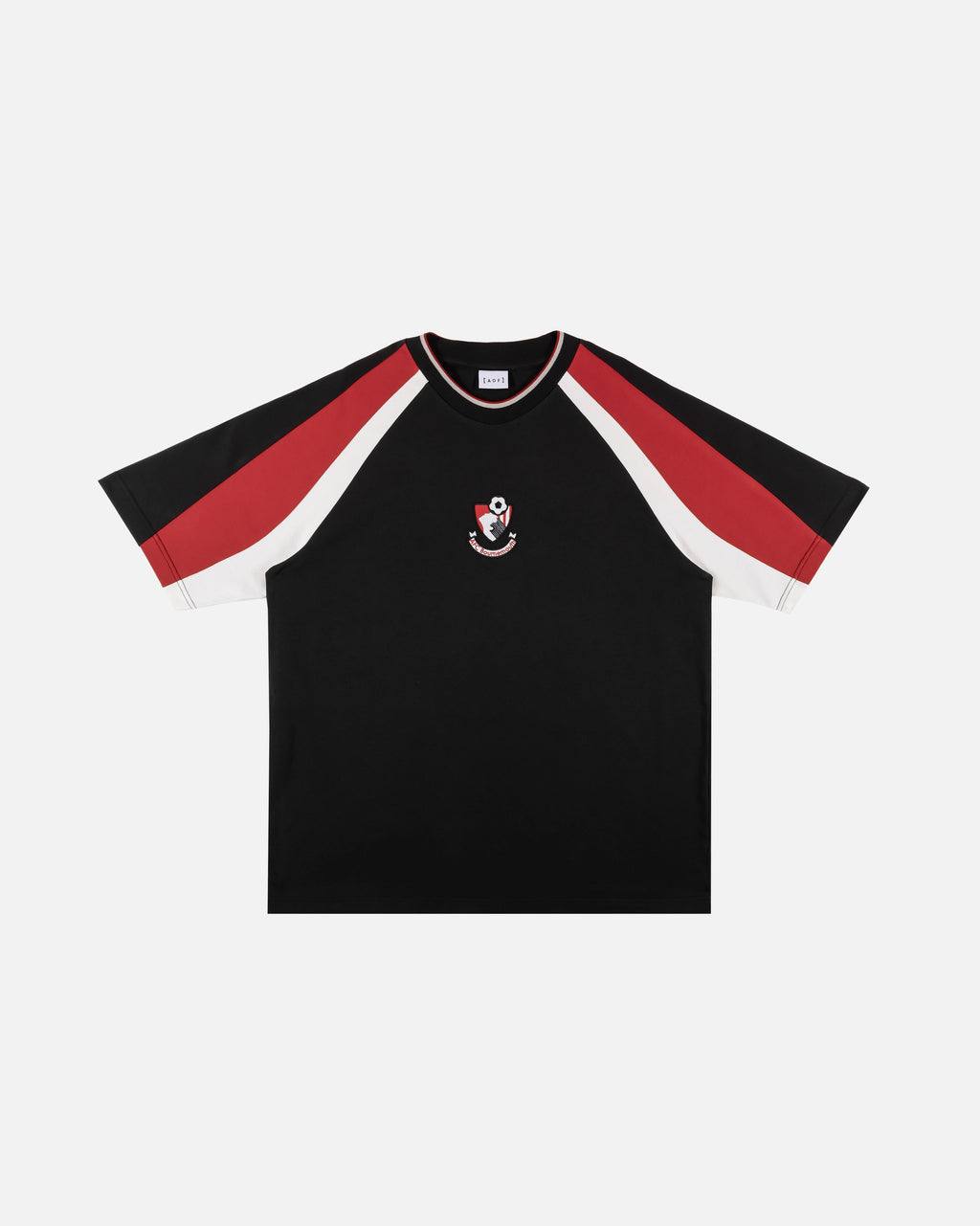 AFC Bournemouth 90s Heavyweight Panelled Tee Hoodie, Sweatshirt | ZylaModa.com (Image 1)