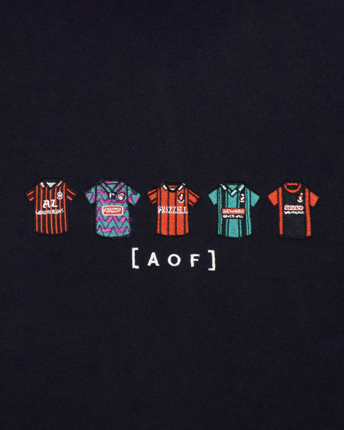 AFC Bournemouth Embroidered Classics Black Hoodie T-Shirts, Sweatshirt | ZylaModa.com (Image 2)