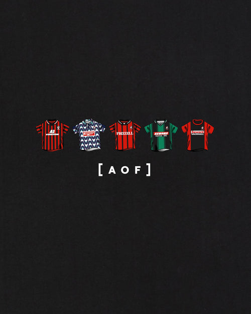 AFC Bournemouth Printed Classics Black Tee Hoodie, Sweatshirt | ZylaModa.com (Image 2)