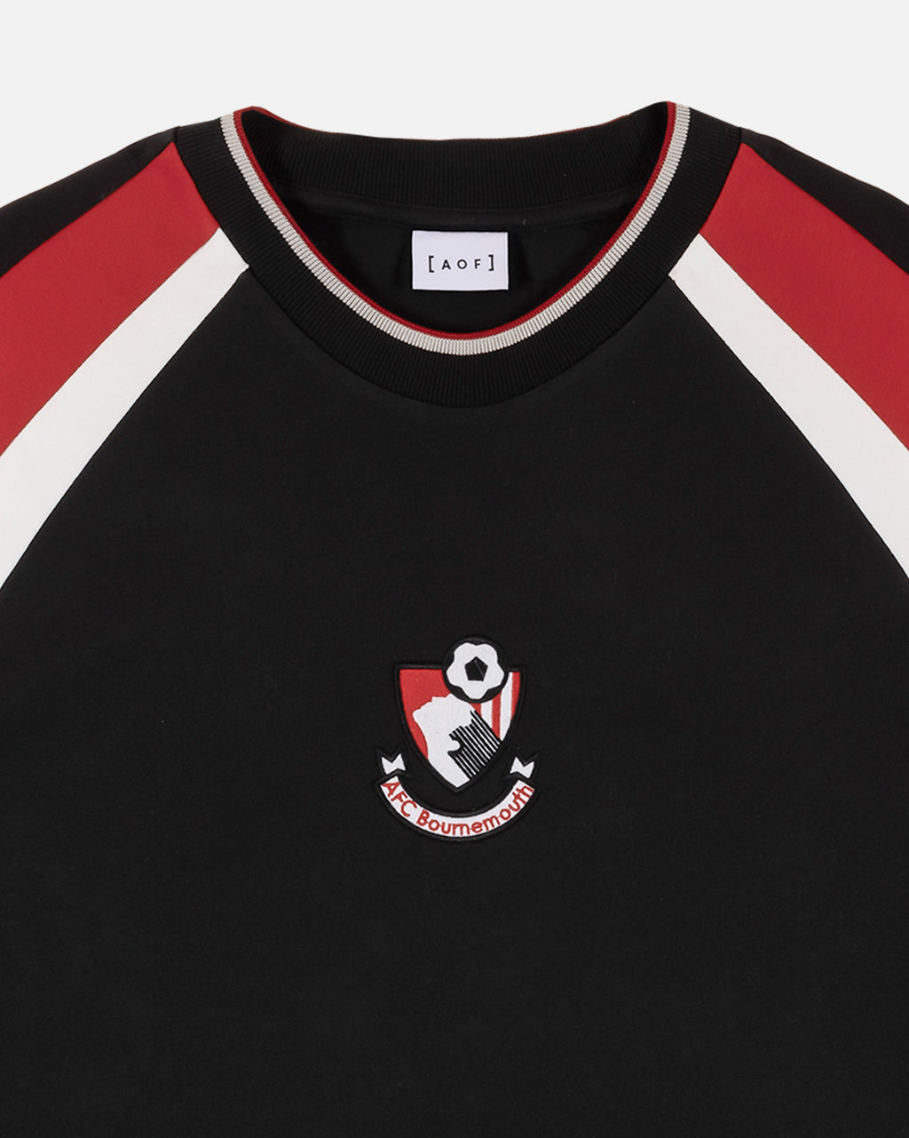 AFC Bournemouth 90s Heavyweight Panelled Tee Hoodie, Sweatshirt | ZylaModa.com (Image 2)