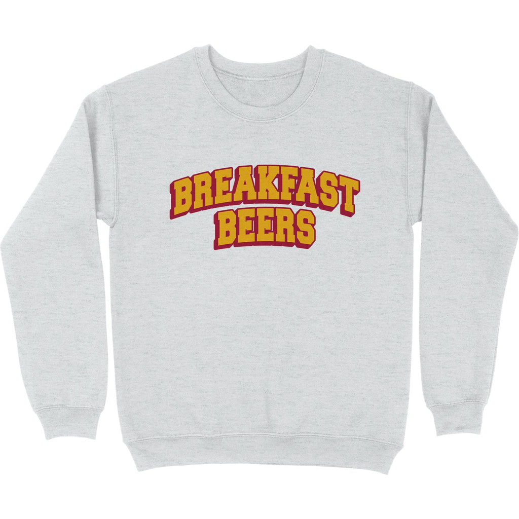 Breakfast Beers Crewneck Sweatshirt T-Shirts, Hoodie | ZylaModa.com (Image 1)