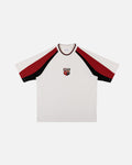 Brentford 90s Heavyweight Panelled Tee Hoodie, Sweatshirt | ZylaModa.com (Image 1)