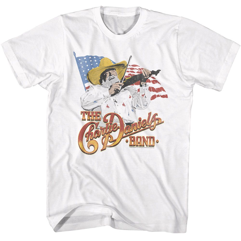 Charlie Daniels Band - CDB And The Flag Boyfriend Tee Hoodie, Sweatshirt | ZylaModa.com