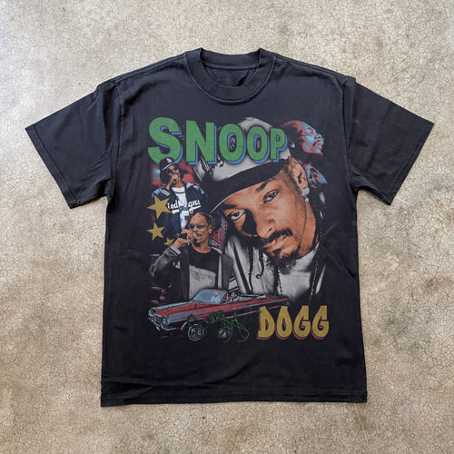 90s SNOOP DOGG HEAVYWEIGHT BLACK T-SHIRT Hoodie, Sweatshirt | ZylaModa.com (Image 1)