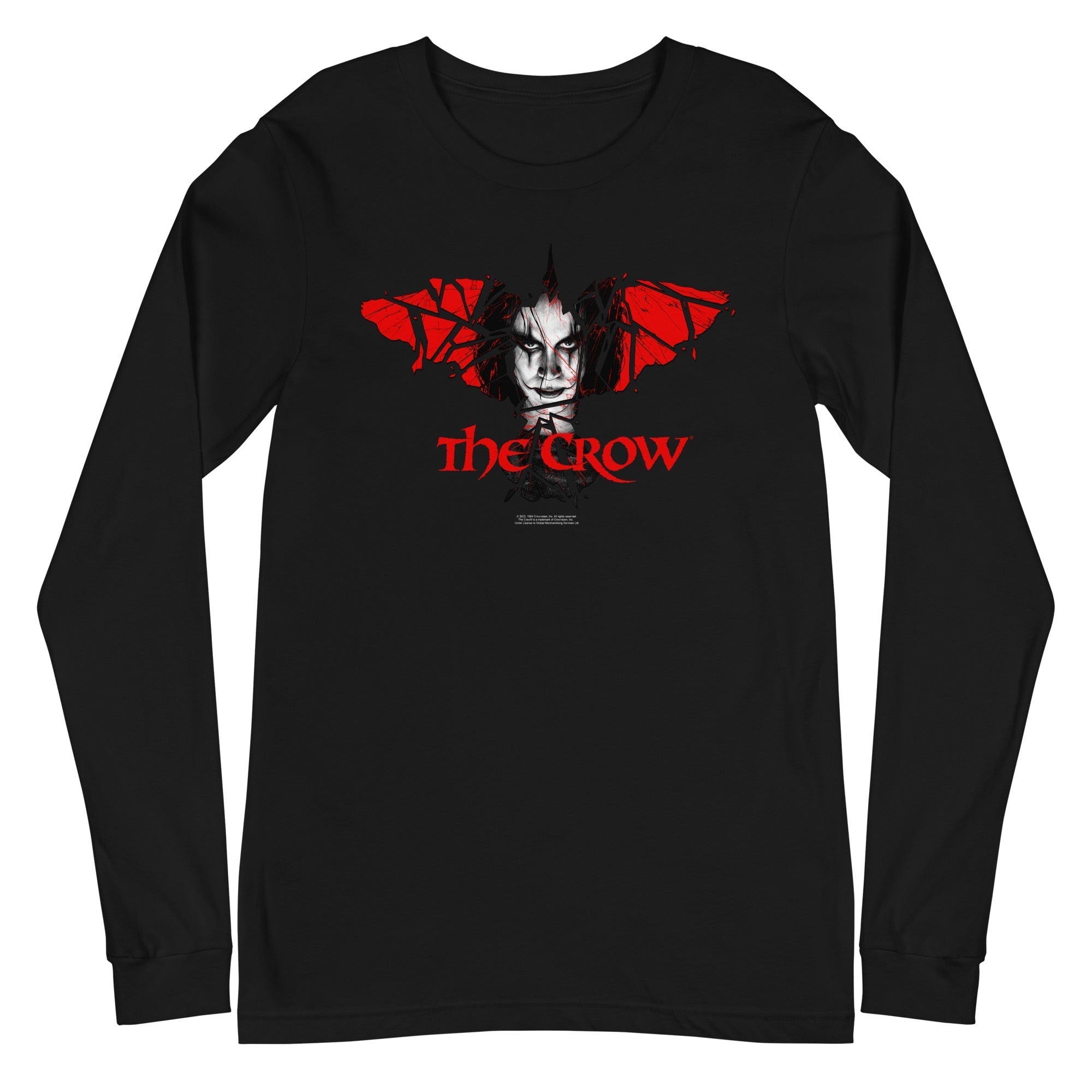 The Crow - Crow Wings Long Sleeve T-Shirt Hoodie, Sweatshirt | ZylaModa.com