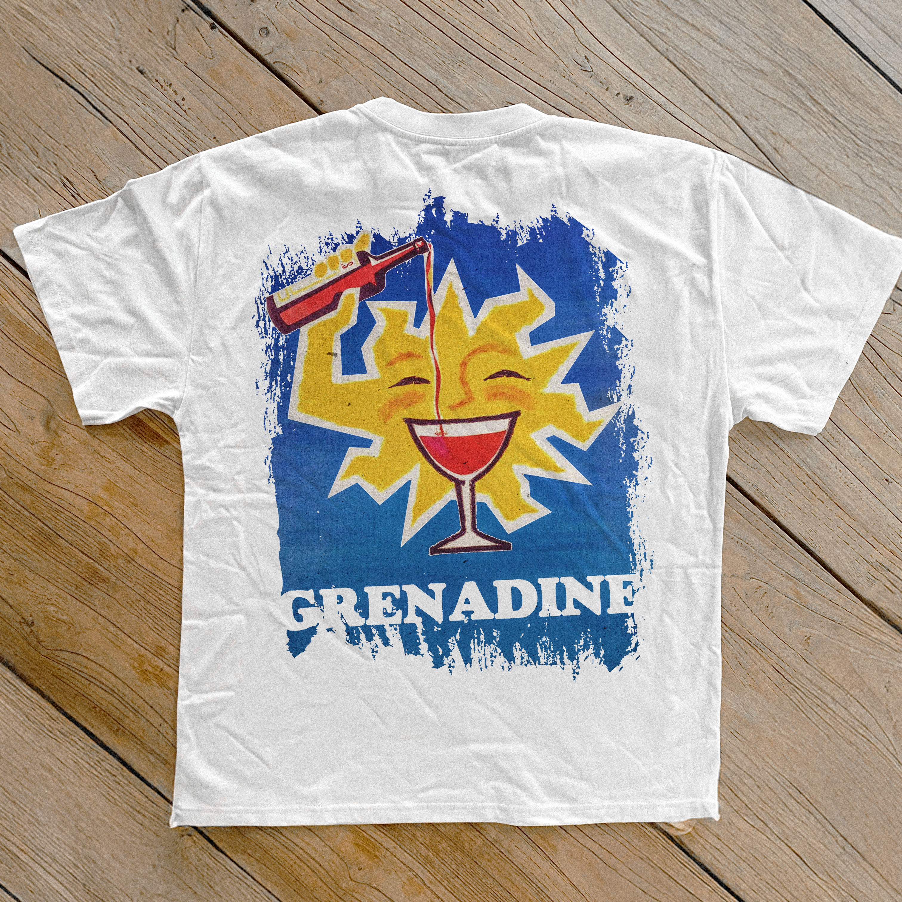'SUNSHINE' GRENADINE HEAVY WHITE T-SHIRT Hoodie, Sweatshirt | ZylaModa.com (Image 1)