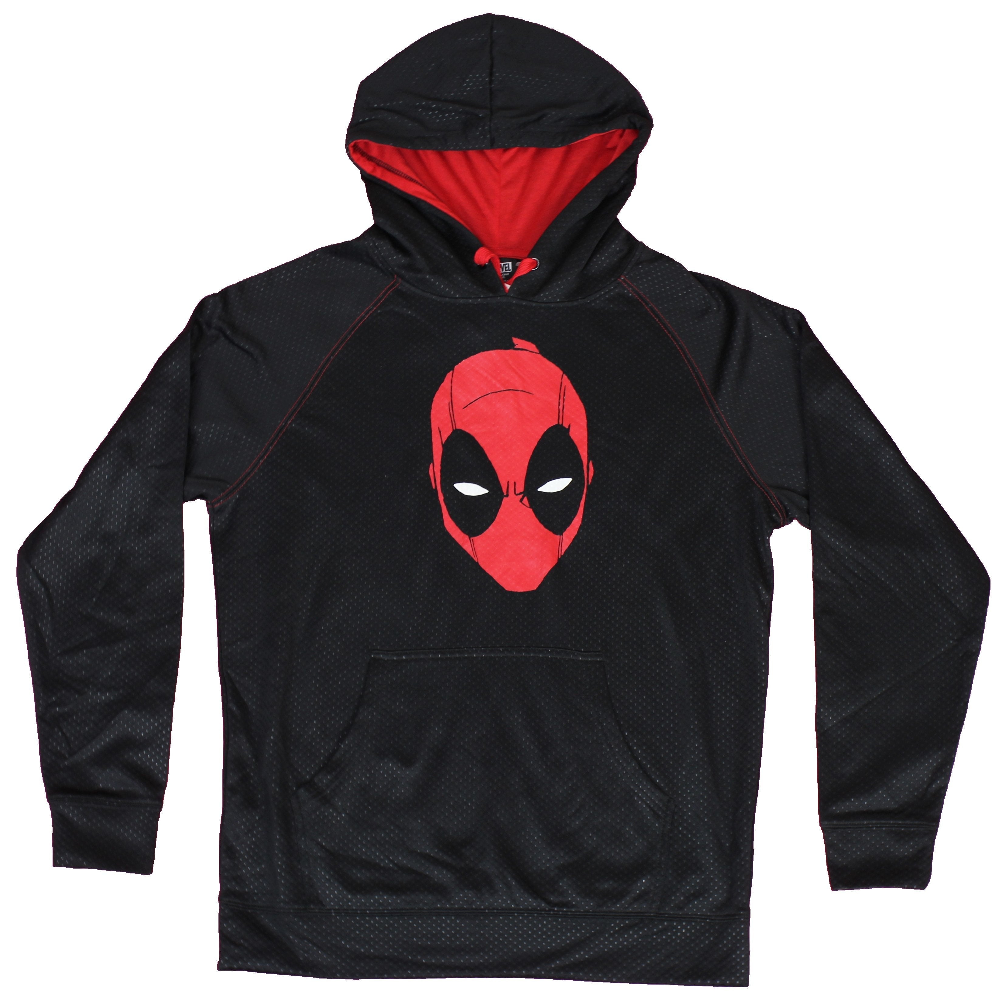 Deadpool  Mens Pullover Hoodie - Classic Deadpool Face Image T-Shirts, Sweatshirt | ZylaModa.com