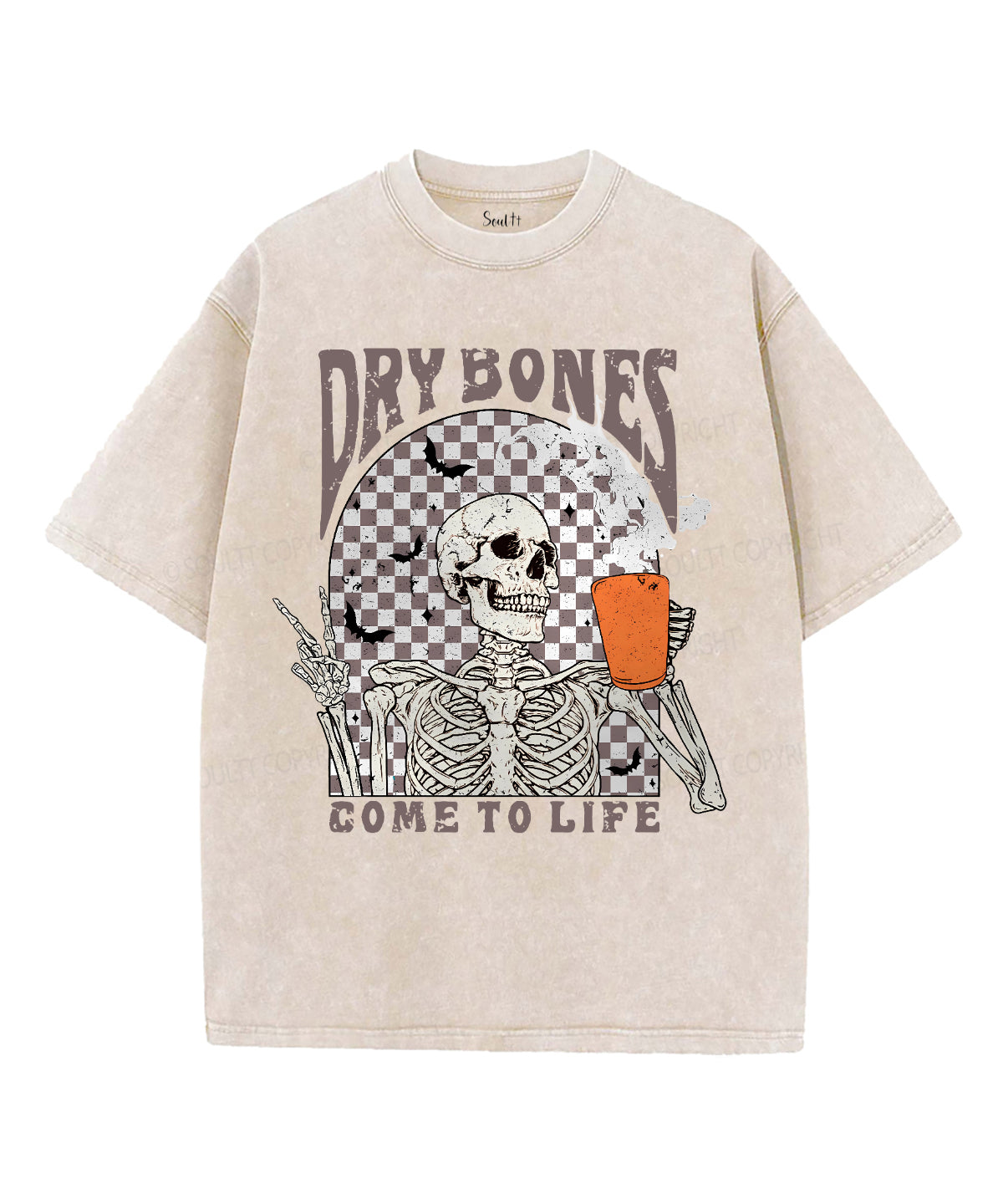 Dry Bones Come To Life Unisex Washed Christian T-shirt Style005 Hoodie, Sweatshirt | ZylaModa.com (Image 1)