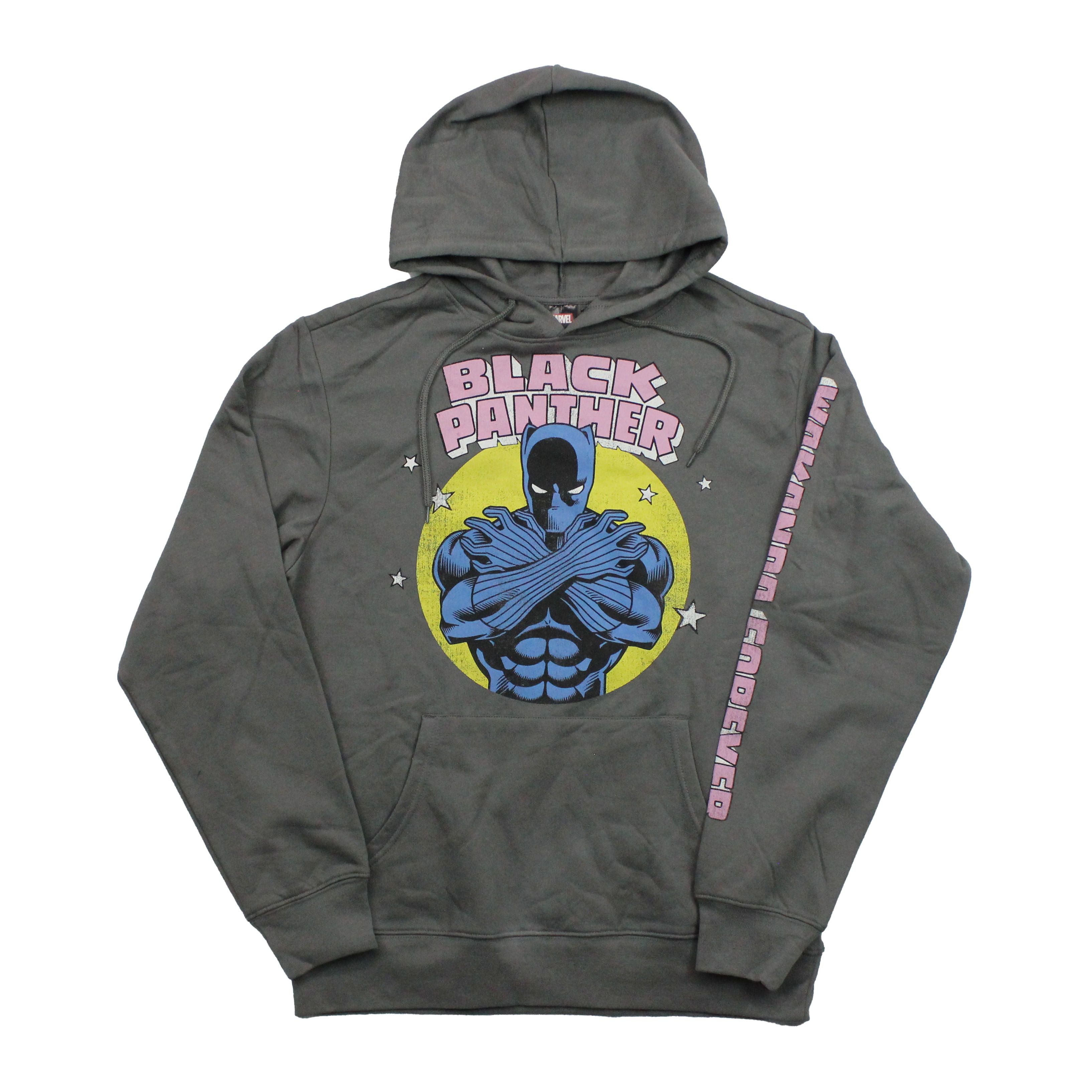 Black Panther Mens Pullover Hoodie - Retro Circle Pink Logo Design T-Shirts, Sweatshirt | ZylaModa.com