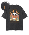 The Only Ghost I Know Double Sided Washed Christian T-shirt Hoodie, Sweatshirt | ZylaModa.com (Image 1)