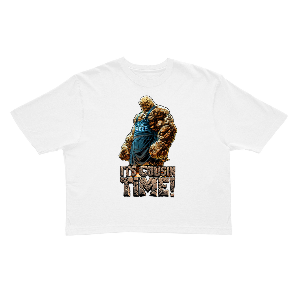 It's Cousin Time Women's Crop T-Shirt Hoodie, Sweatshirt | ZylaModa.com (Image 4)