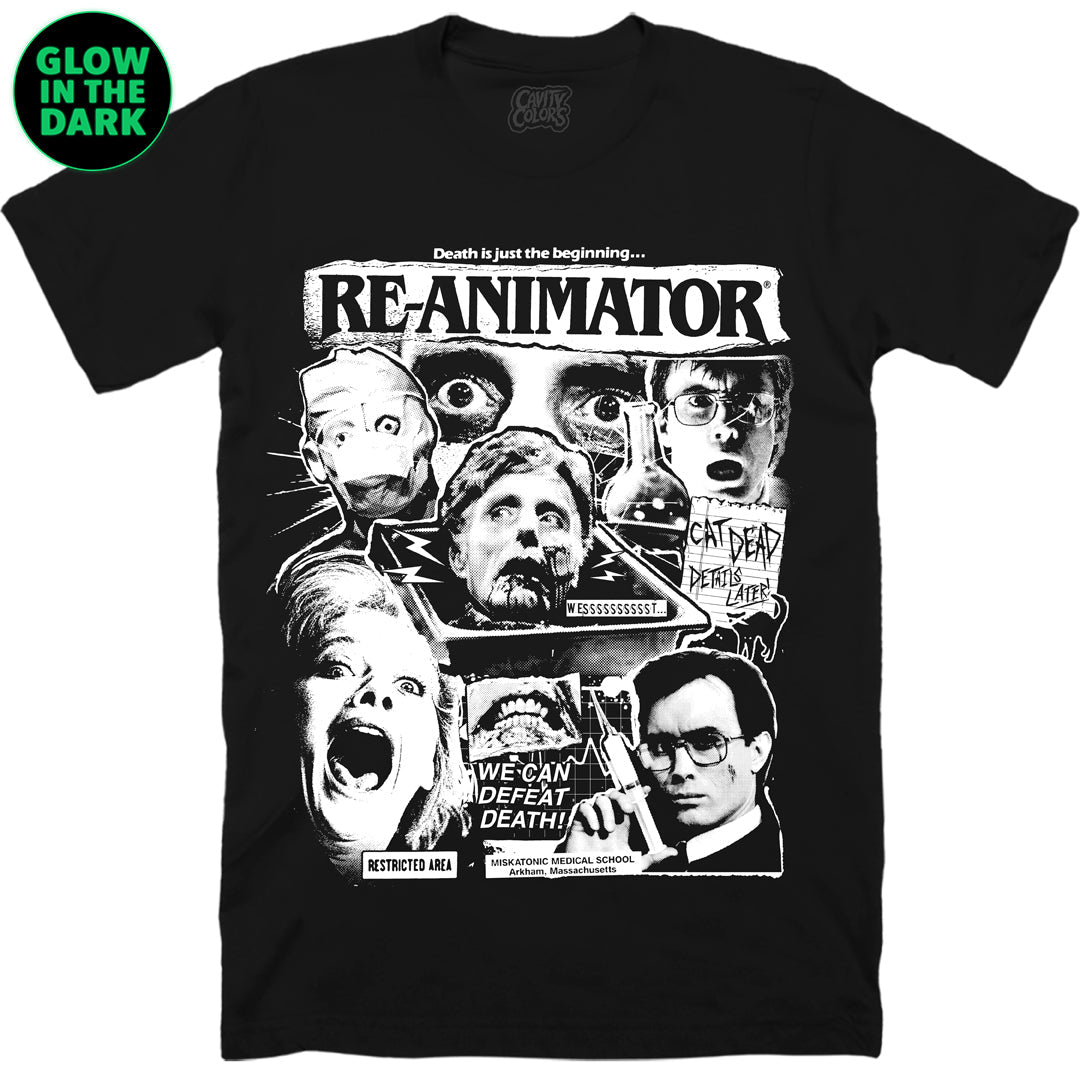 RE-ANIMATOR: DEATH DEFEATED - T-SHIRT (GLOW IN THE DARK) Hoodie, Sweatshirt | ZylaModa.com (Image 1)