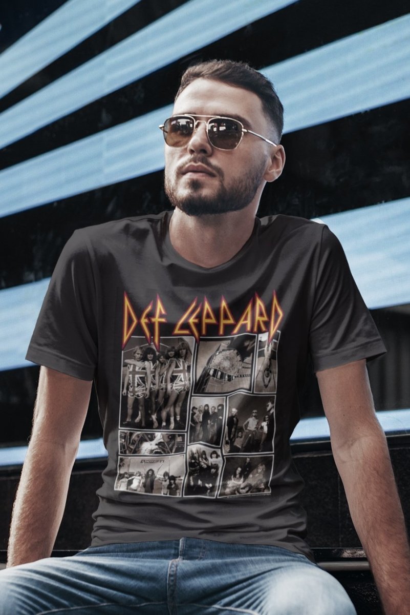 Def Leppard Def Collage T-Shirt Hoodie, Sweatshirt | ZylaModa.com (Image 1)