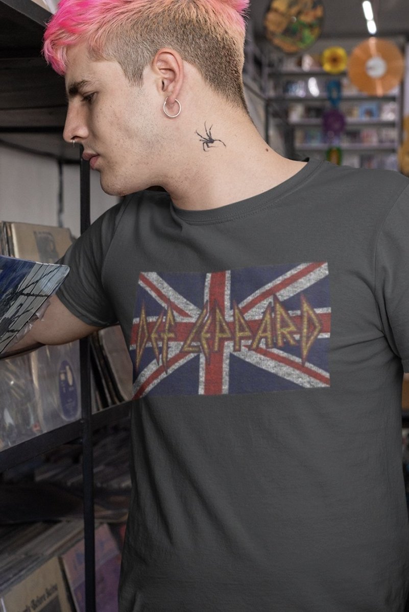 Def Leppard Flag T-Shirt Hoodie, Sweatshirt | ZylaModa.com (Image 1)