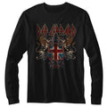 Def Leppard Defcrest Long Sleeve T-Shirt Hoodie, Sweatshirt | ZylaModa.com