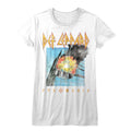 Def Leppard Faded Pyromania Womens T-Shirt Hoodie, Sweatshirt | ZylaModa.com