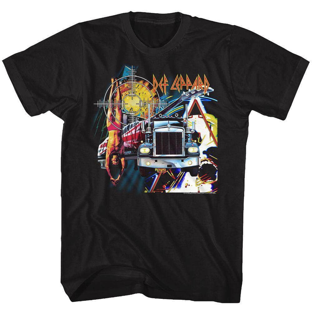 Def Leppard Jumble Boyfriend Tee Hoodie, Sweatshirt | ZylaModa.com (Image 2)