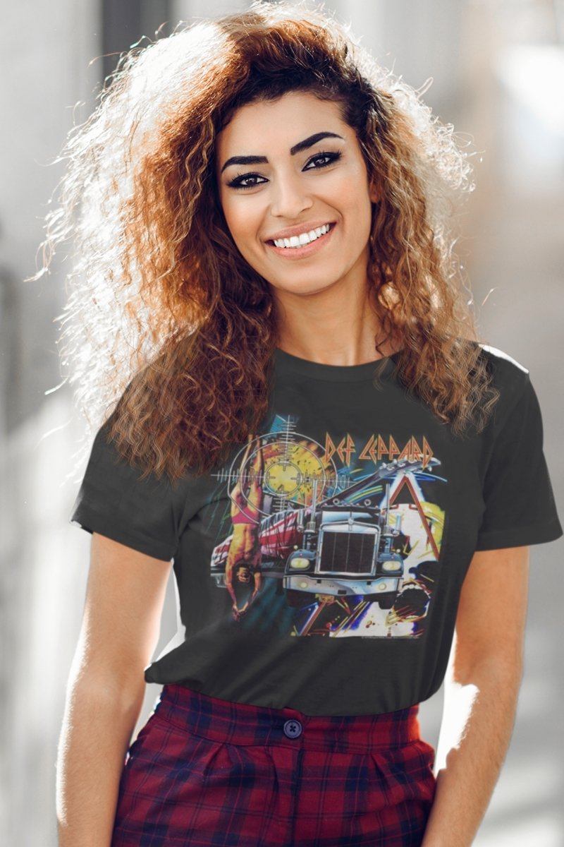 Def Leppard Jumble Boyfriend Tee Hoodie, Sweatshirt | ZylaModa.com (Image 1)