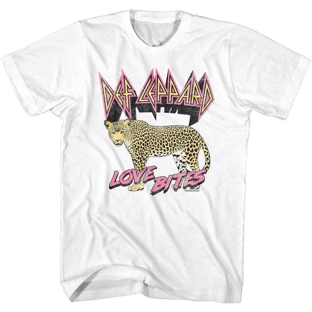 Def Leppard Love Bites Leopard T-Shirt Hoodie, Sweatshirt | ZylaModa.com