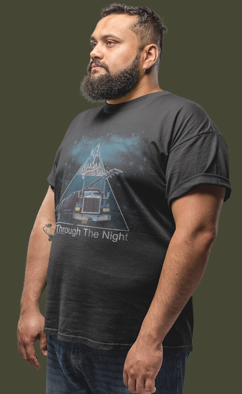 Def Leppard On Through The Night Big and Tall T-Shirt Hoodie, Sweatshirt | ZylaModa.com (Image 1)