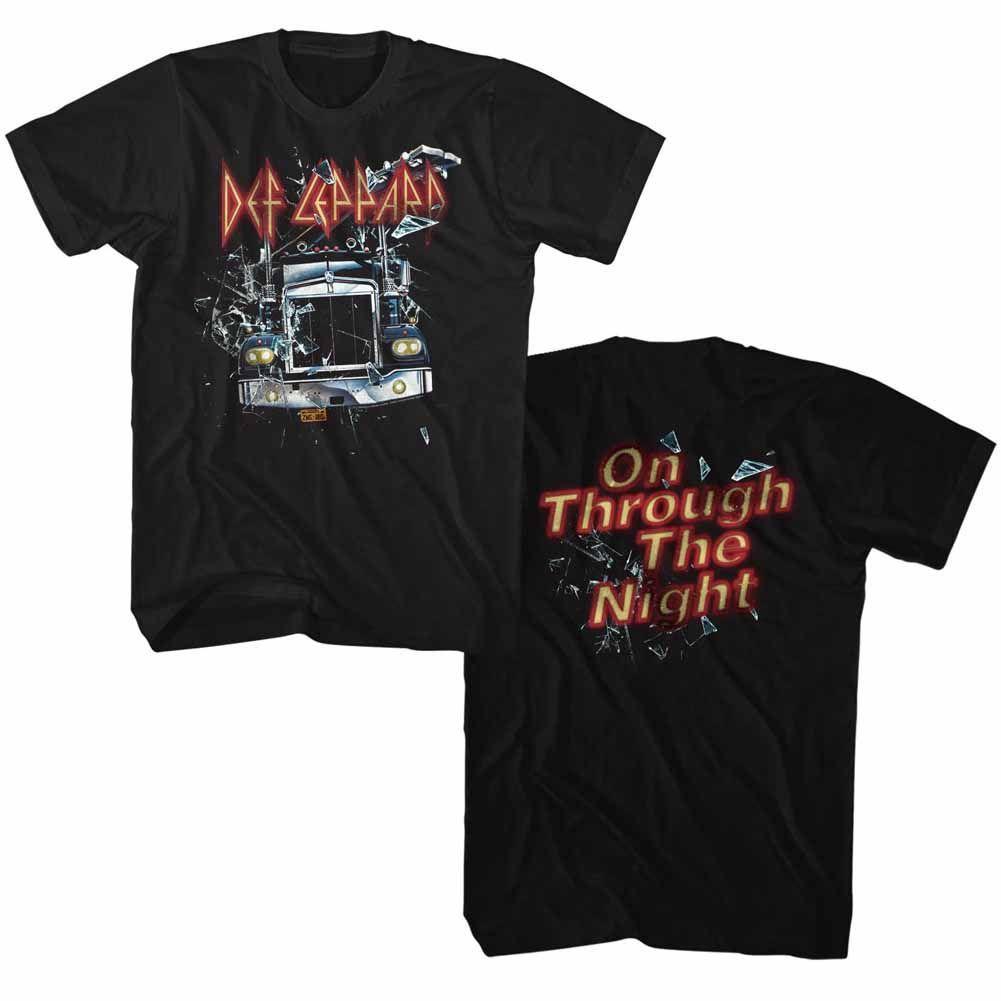Def Leppard Through Night 2Side Boyfriend Tee Hoodie, Sweatshirt | ZylaModa.com