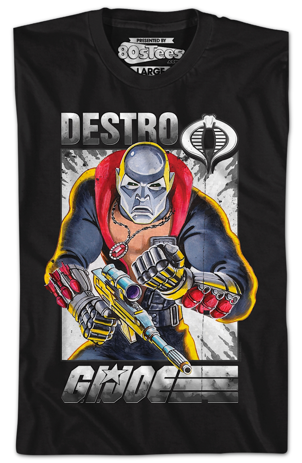 Destro GI Joe T-Shirt Hoodie, Sweatshirt | ZylaModa.com (Image 2)
