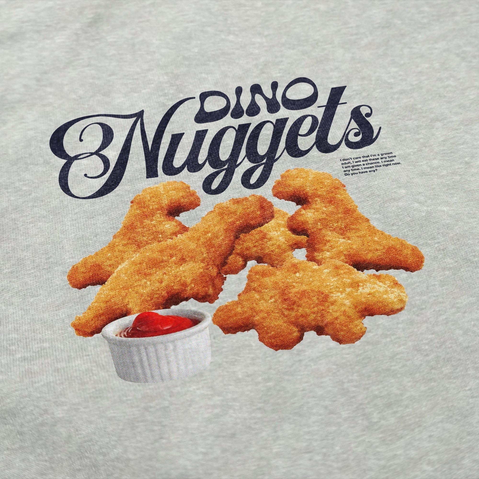 Dino Nuggets Crewneck Sweatshirt T-Shirts, Hoodie | ZylaModa.com (Image 2)