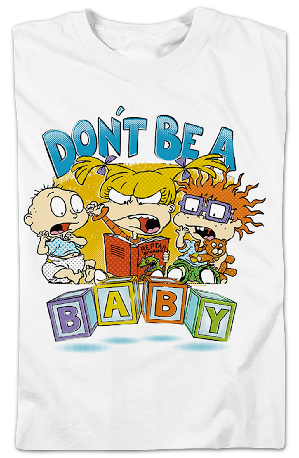 Don't Be A Baby Blocks Rugrats T-Shirt Hoodie, Sweatshirt | ZylaModa.com (Image 2)