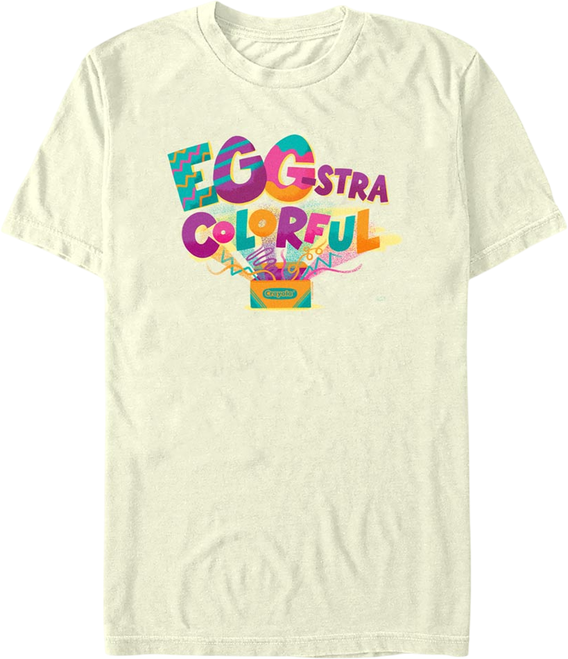 Egg-stra Colorful Crayola T-Shirt Hoodie, Sweatshirt | ZylaModa.com (Image 1)