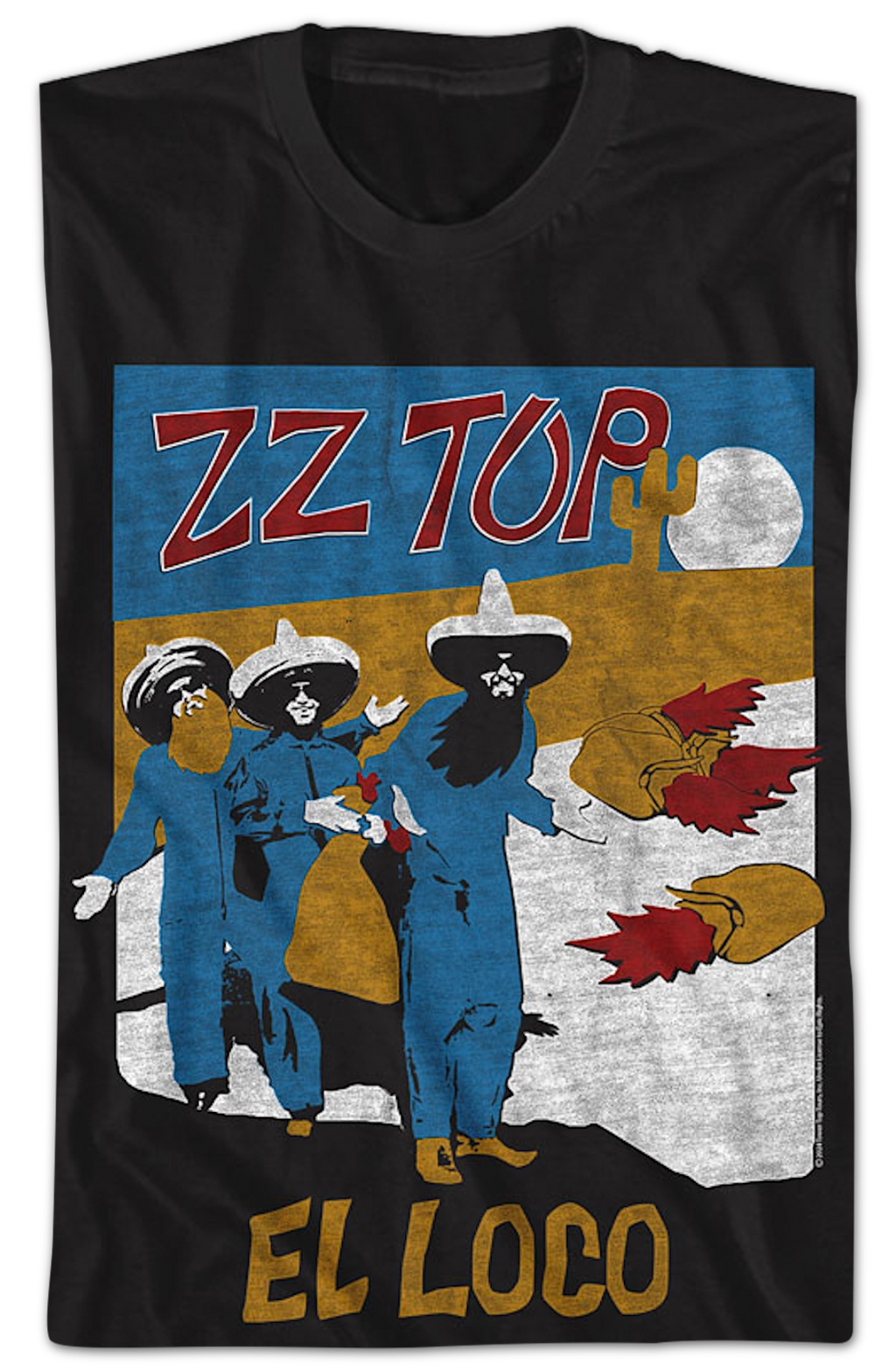 El Loco ZZ Top T-Shirt Hoodie, Sweatshirt | ZylaModa.com (Image 2)