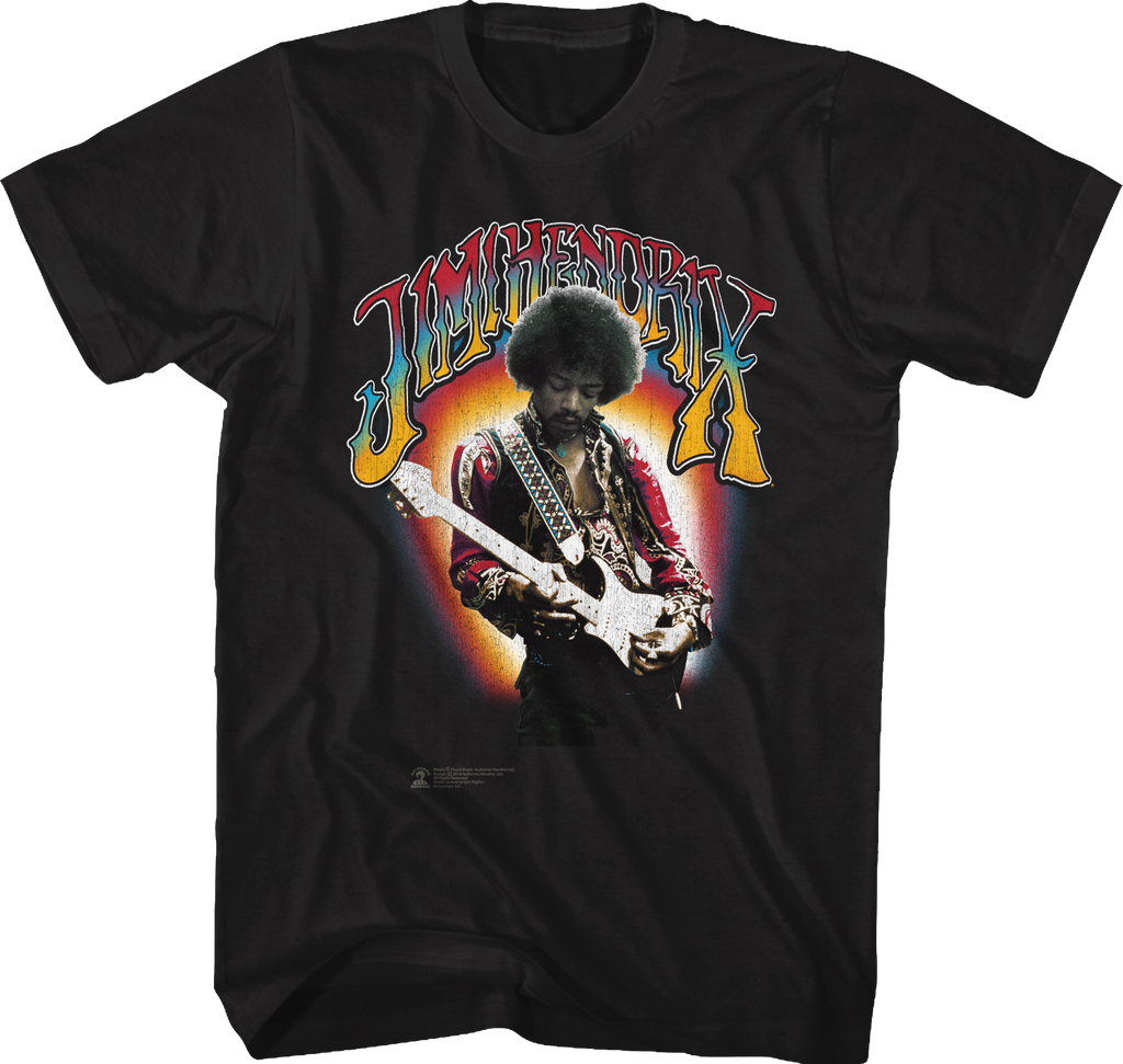 Electric Colors Jimi Hendrix T-Shirt Hoodie, Sweatshirt | ZylaModa.com (Image 1)