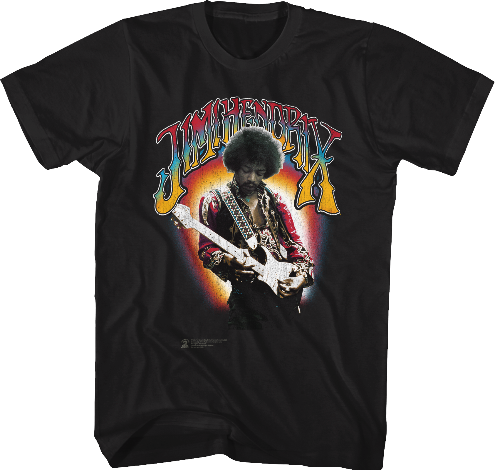 Electric Colors Jimi Hendrix T-Shirt Hoodie, Sweatshirt | ZylaModa.com (Image 1)
