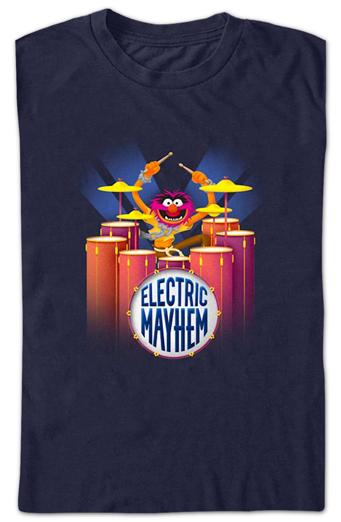 Electric Mayhem Drum Solo Muppets T-Shirt Hoodie, Sweatshirt | ZylaModa.com (Image 2)