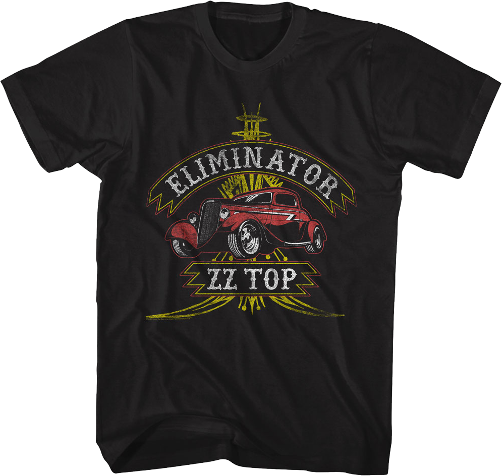 Eliminator Car ZZ Top T-Shirt Hoodie, Sweatshirt | ZylaModa.com (Image 1)