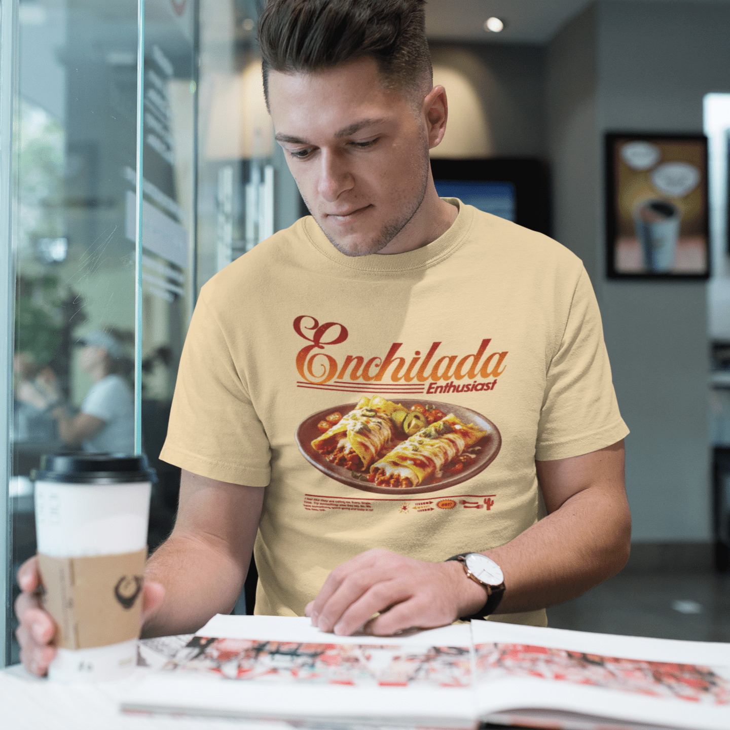 Enchilada Enthusiast T Shirt Hoodie, Sweatshirt | ZylaModa.com (Image 2)